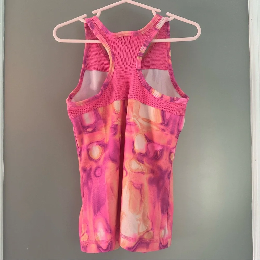 Nike Dri fit girls tank top. -pink, peach & white - Picture 2 of 5